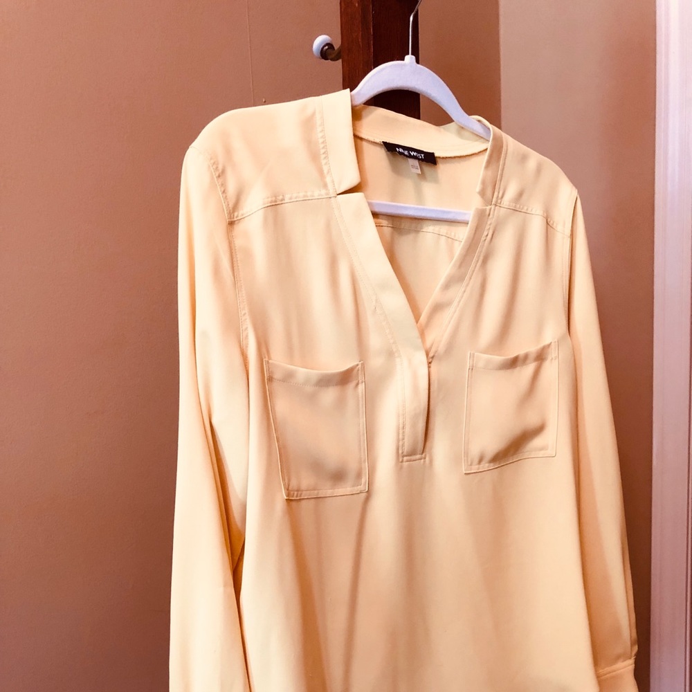 Yellow Nine West top